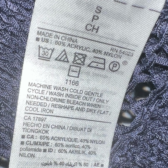 Old Navy Blue Open Front Cardigan - Picture 8 of 8